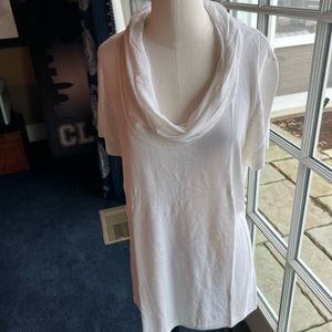 Chico’s large scoop cowl neck. White in color. Size 3 in Chico’s sizing.